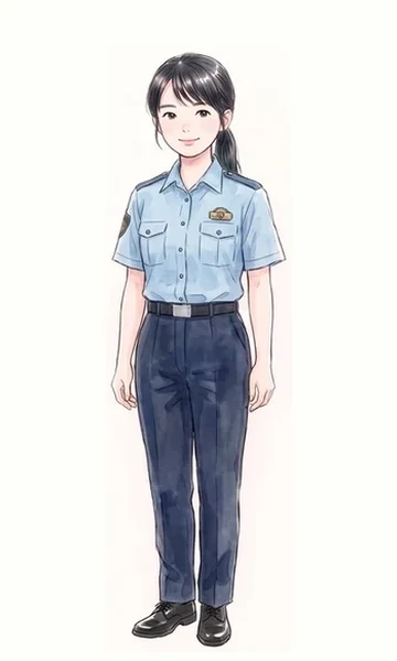 桜の立ち姿